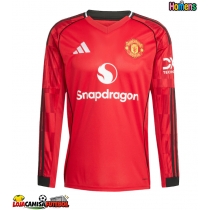 Camisa de Futebol Manchester United Equipamento Principal 2025-26 Manga Comprida